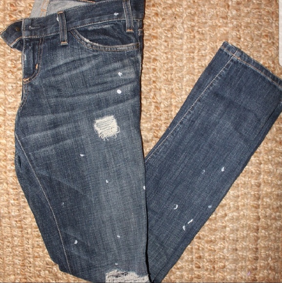 Paint splatter skinnies! Nearly new - Picture 1 of 4